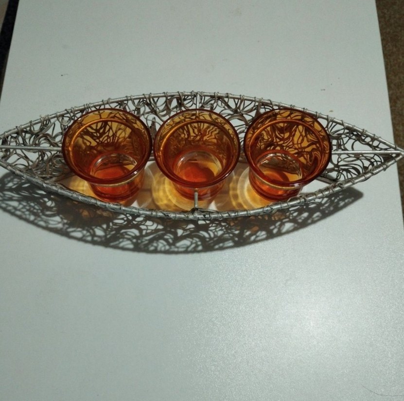 Paşabahçe Kayık Tealight Turuncu Mumluk - Görsel 3