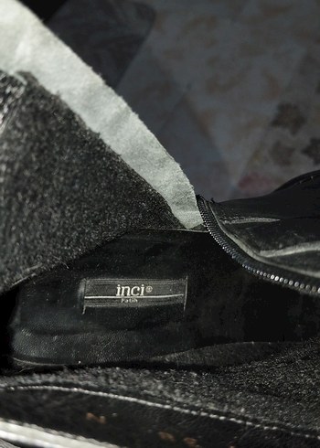 Siyah Deri Tokalı Kadın Bot - Görsel 7