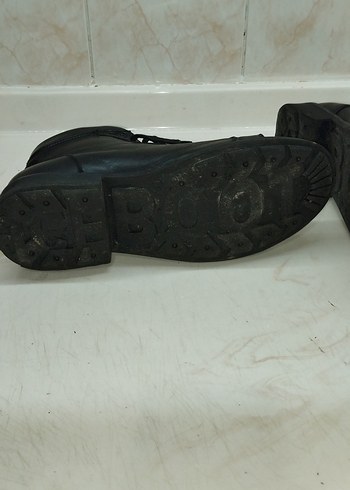 Siyah Erkek Deri Bot - Görsel 3