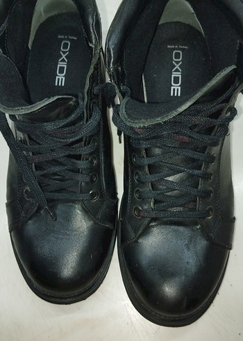 Siyah Erkek Deri Bot - Görsel 4