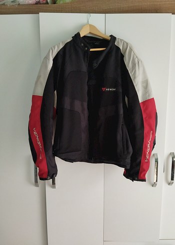 Erkek Kırmızı Venom Fermuarlı Mont - Görsel 7