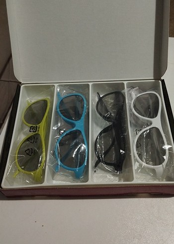 LG Cinema 3D Işıltılı Retro Gözlük Seti - Görsel 2