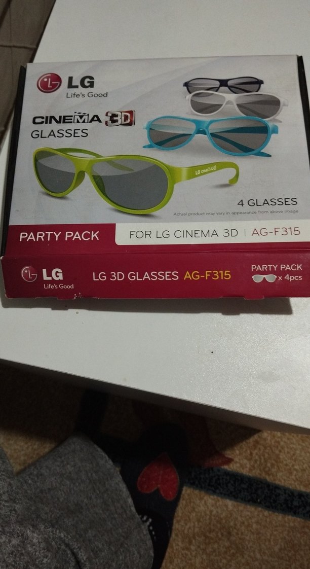 LG Cinema 3D Işıltılı Retro Gözlük Seti - Görsel 3