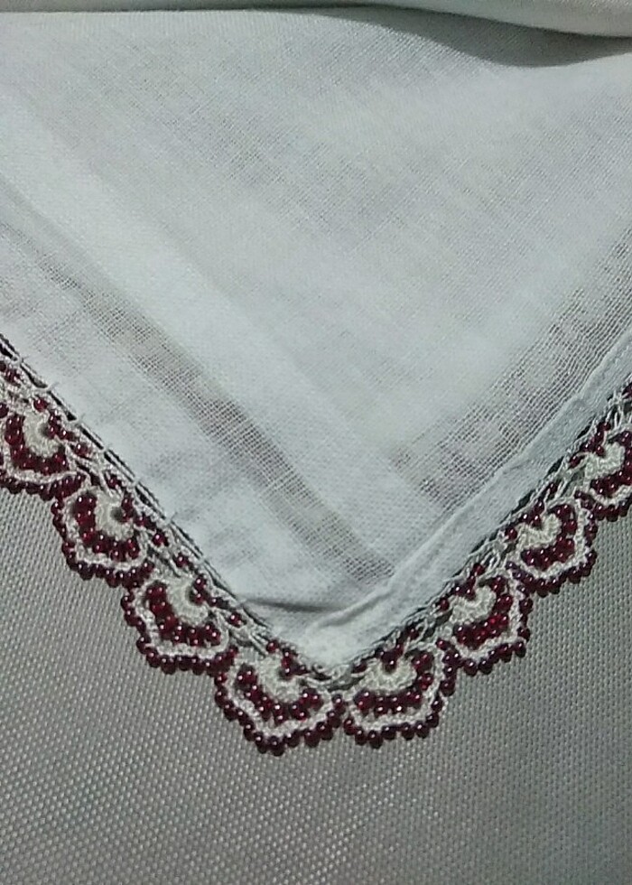 Borda cam boncuklu yemeni  - Görsel 2