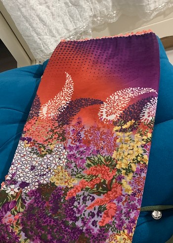 Çok Renkli Bohem Kadın Şal - Görsel 2