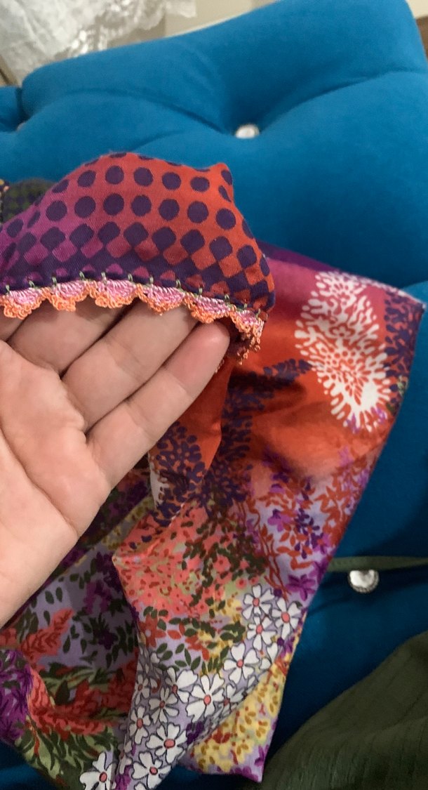 Çok Renkli Bohem Kadın Şal - Görsel 3