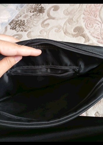 Siyah Baskılı Erkek Omuz Çantası - Görsel 4