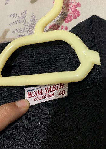 Siyah Kadın Denim Ceket, Düğmeli, Normal Boy - Görsel 4