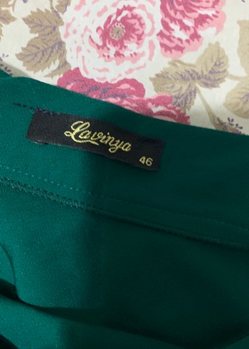 Uzun, V Yaka, Nakışlı Yeşil Emzirme Önlüğü - Görsel 6