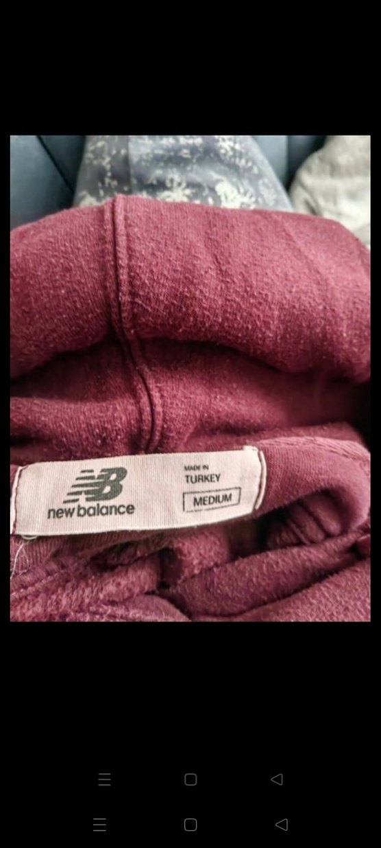 Bordo Kapüşonlu Rahat Kesim Sweatshirt - Görsel 5