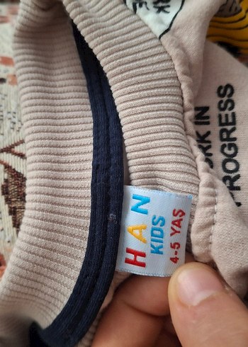 Erkek Çocuk Gri Baskılı Sweatshirt - Görsel 5