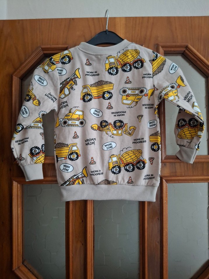 Erkek Çocuk Gri Baskılı Sweatshirt - Görsel 4