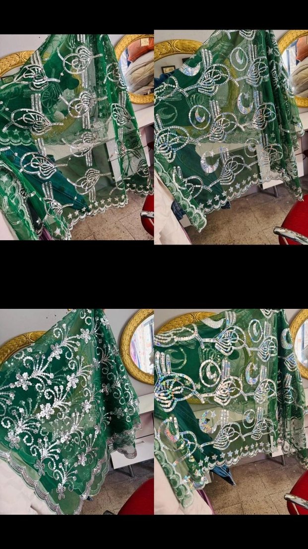 Drapeli Beyaz Düğün Duvağı - Görsel 5