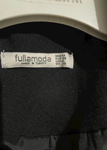 Düğmeli Siyah Kadın Blazer Ceket - Görsel 3