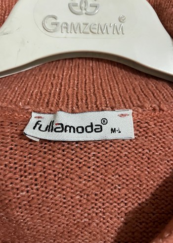 Kadın Kahverengi Çizgili Örgü Kazak - Görsel 3