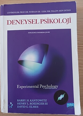 Deneysel Psikoloji 