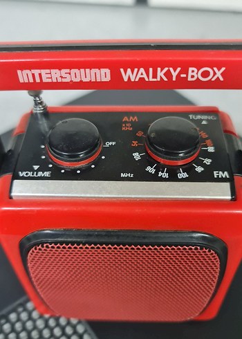 Renkli Kırmızı Taşınabilir Müzik Sistemi - Görsel 6