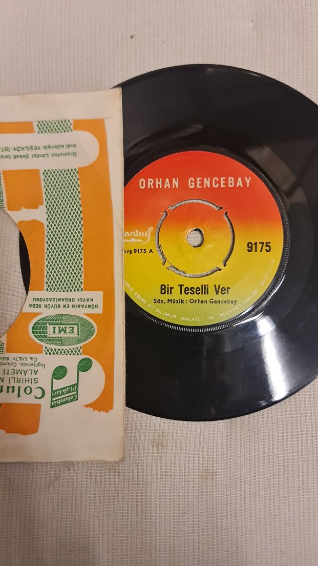 Orhan Gencebay - Yorgun Gözler 45'lik Plak - Görsel 2