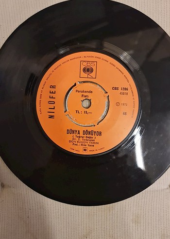 Nilofer - Neden 45'lik Plak CBS 1286 - Görsel 2