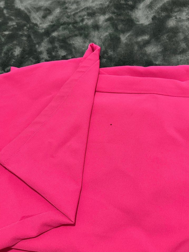 Pembe wide leg pantolon - Görsel 3