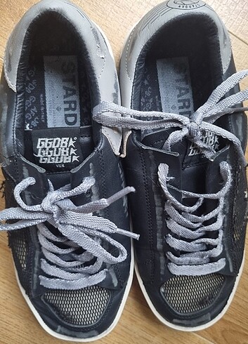 Golden Goose Deluxe Golden goose siyah ayakkabı