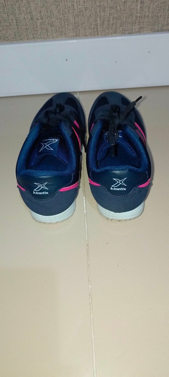 Lacivert pembe kadın spor ayakkabı - Görsel 5