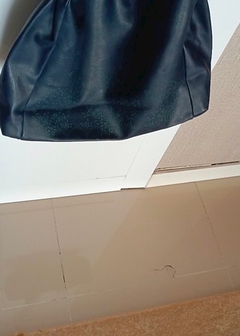 Siyah Deri Kemerli Kadın Çanta - Görsel 8