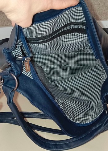 Siyah Deri Kemerli Kadın Çanta - Görsel 3