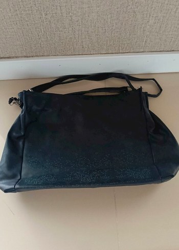 Siyah Deri Kemerli Kadın Çanta - Görsel 5