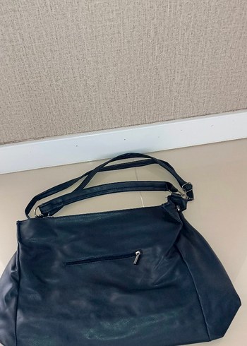 Siyah Deri Kemerli Kadın Çanta - Görsel 2