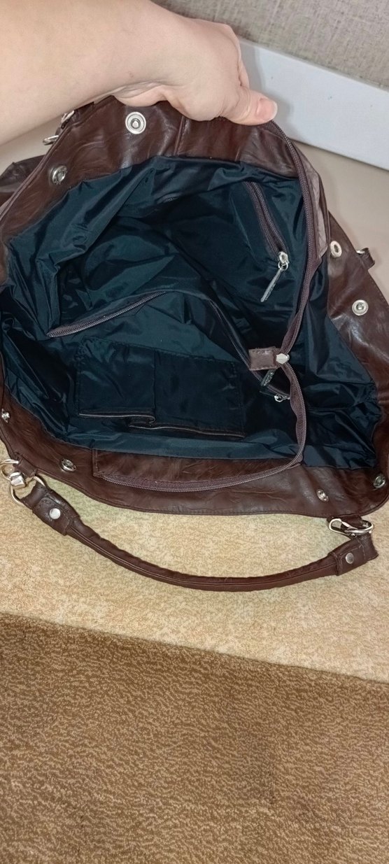 Siyah Deri Kemerli Kadın Çanta - Görsel 4