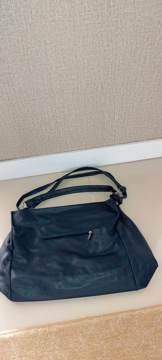 Siyah Deri Kemerli Kadın Çanta - Görsel 2