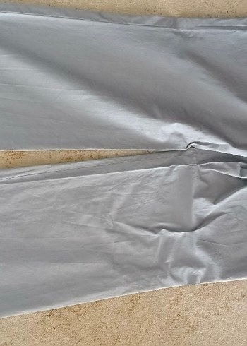 Gri Kısa Kollu Kadın Blazer Ceket-pantolon takım - Görsel 7