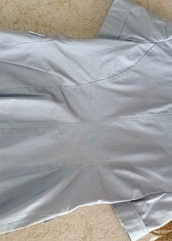 Gri Kısa Kollu Kadın Blazer Ceket-pantolon takım - Görsel 5