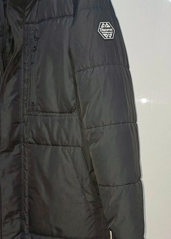 Siyah Erkek  Düğmeli Street Wear Kaban - Görsel 5