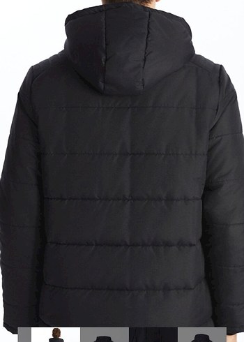 Siyah Erkek  Düğmeli Street Wear Kaban - Görsel 7