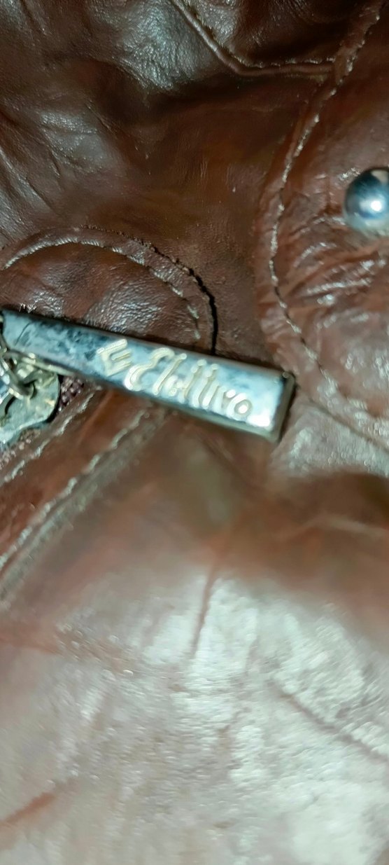 Kahverengi Deri Kadın Omuz Çantası - Görsel 5