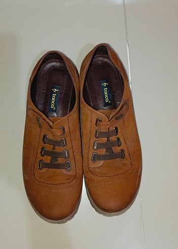 Kahverengi Deri süet  Kadın Günlük Ayakkabı - Görsel 3