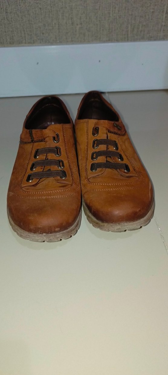 Kahverengi Deri süet  Kadın Günlük Ayakkabı - Görsel 2