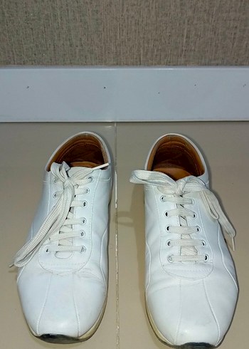 Beyaz Erkek Spor Ayakkabı - Görsel 3