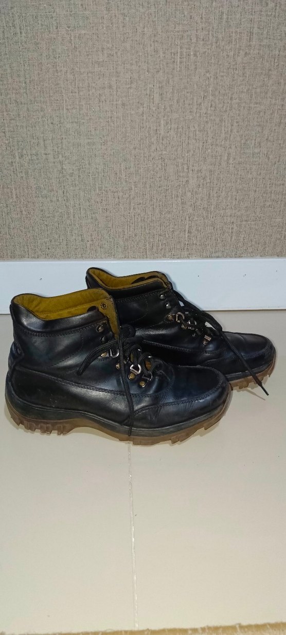 Siyah Bağcıklı Erkek Kauçuk Bot - Görsel 2