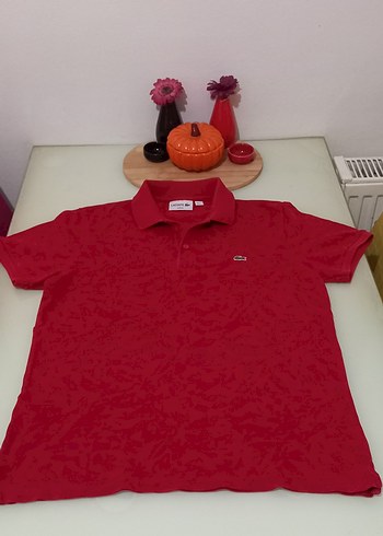 Lacoste M  Erkek Kırmızı Polo Tişört - Görsel 2