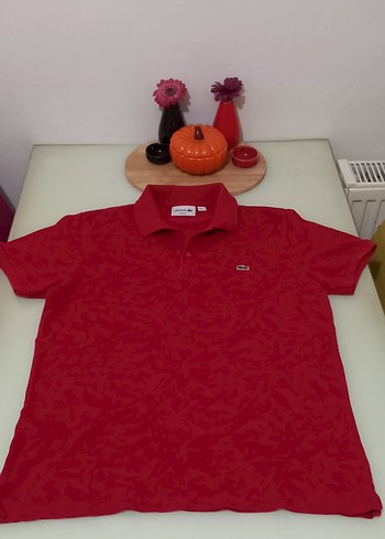 Lacoste M  Erkek Kırmızı Polo Tişört - Görsel 3