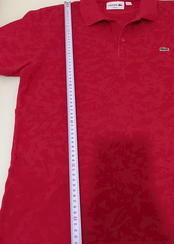 Lacoste M  Erkek Kırmızı Polo Tişört - Görsel 5