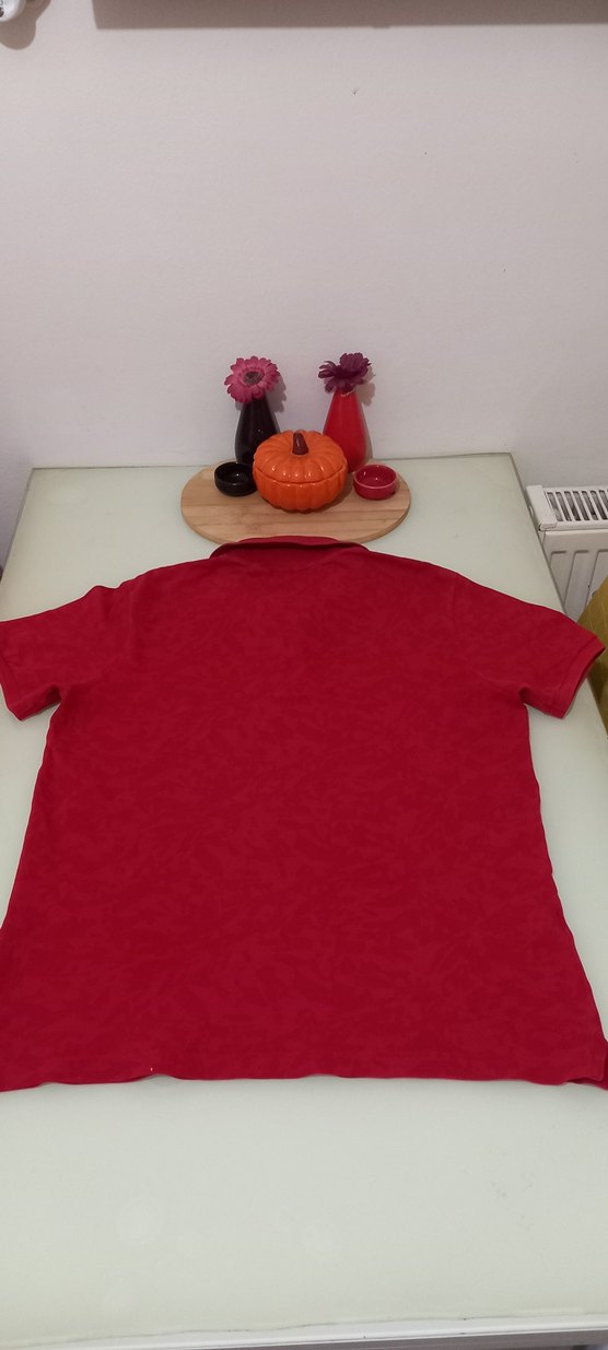 Lacoste M  Erkek Kırmızı Polo Tişört - Görsel 4