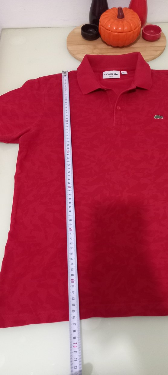 Lacoste M  Erkek Kırmızı Polo Tişört - Görsel 5