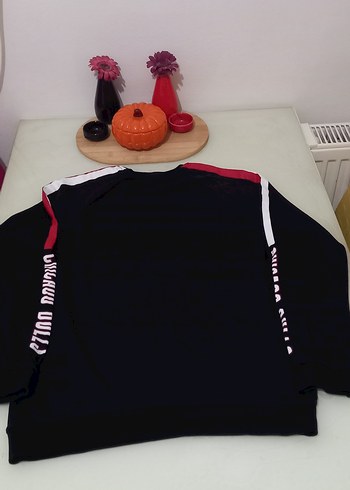 nba 13 yas Chicago Bulls Baskılı Siyah Erkek Sweatshirt - Görsel 4