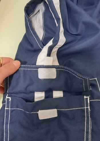 kanu L beden Erkek Parlak Mavi Kısa Kollu Mayo Şortu - Görsel 10