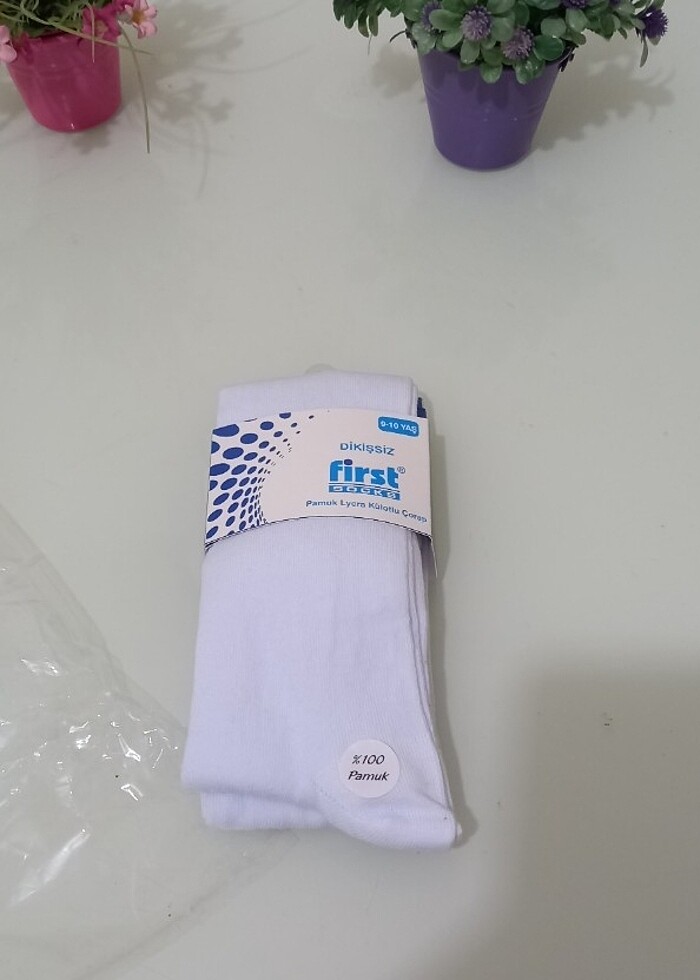 First socks gulecler corap 9/10  - Görsel 4