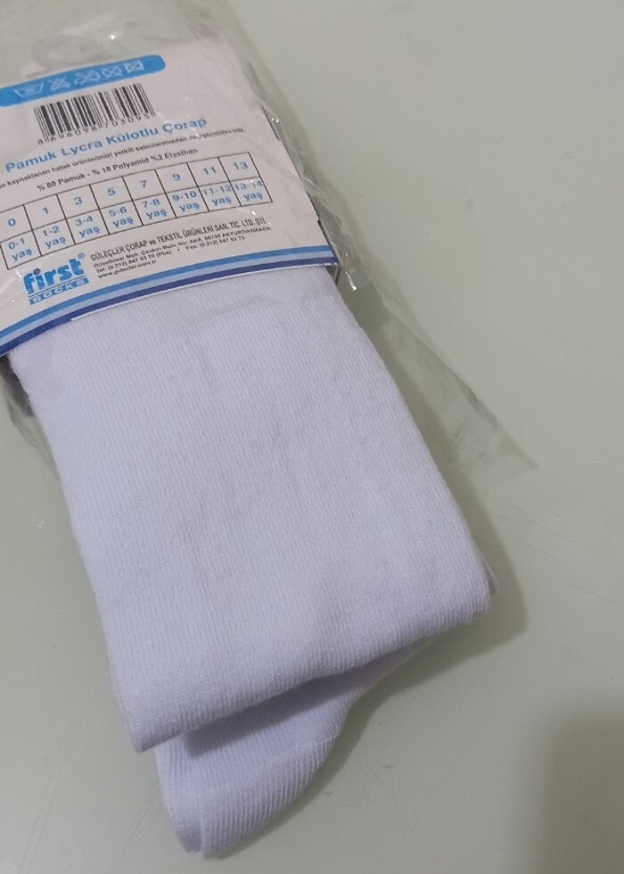 First socks gulecler corap 9/10  - Görsel 5